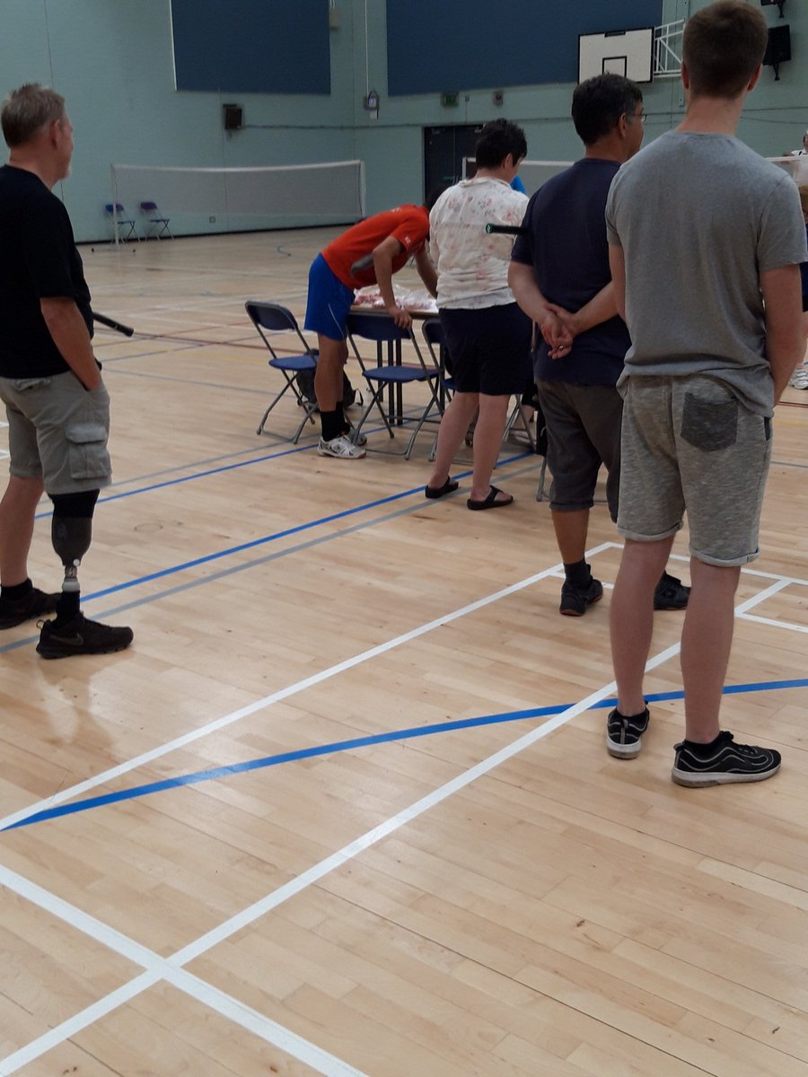 R1987Chris's tweet photo. Exploring person centred preferences in sporting activity at the 4 Nations Para-badminton Tournament at UoWorcester.  Informing my thinking on impact &amp; application of my PhD research @DementiaStudies https://t.co/DnSVoJ7Cbp