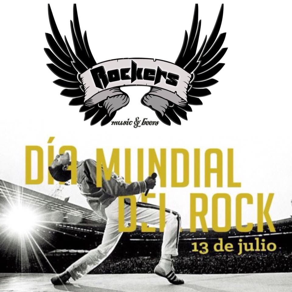 RockersXL's tweet photo. Hey Rockers!
Ayer fue el Día Mundial del Rock!
Fecha conmemorativa a nivel mundial que se celebra todos los 13 de julio. 
El motivo principal de la elección de esta fecha, fue para conmemorar la realización del concierto de Rock "Live Aid", celebrado un 13 de julio de 1985. https://t.co/n81we4SITH