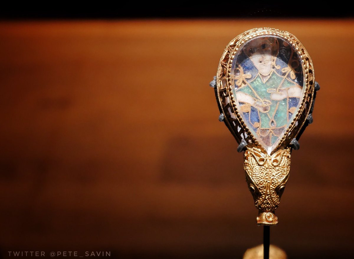 pete_savin's tweet image. “Alfred ordered me to be made” the the Alfred Jewel made in the 9th Cent of gold and rock Crystal for King Alfred, now in the #Ashmolean #Oxford #AngloSaxon