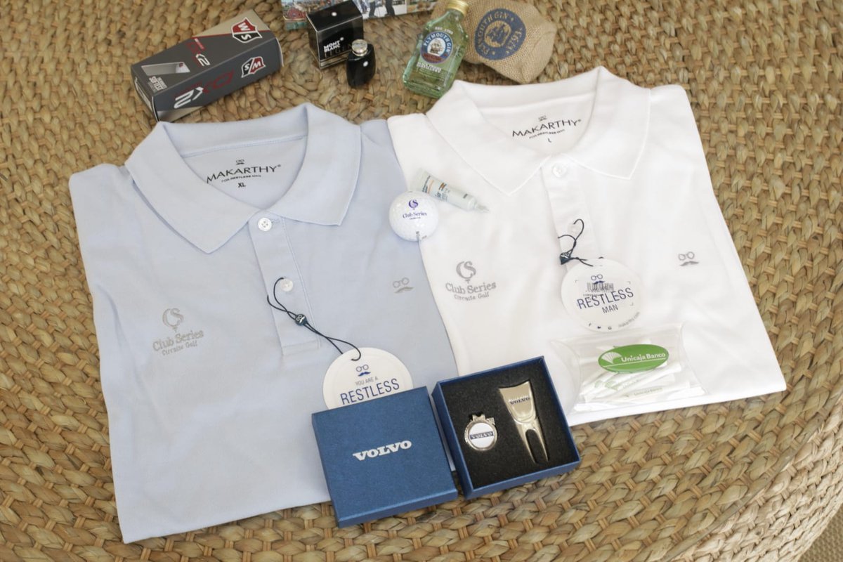 clubseriesgolf's tweet photo. Muy 🔝 los polos que ha diseñado @makarthycc para los jugadores de esta primera edición del circuito @GolfSeries https://t.co/w12ehD26Za