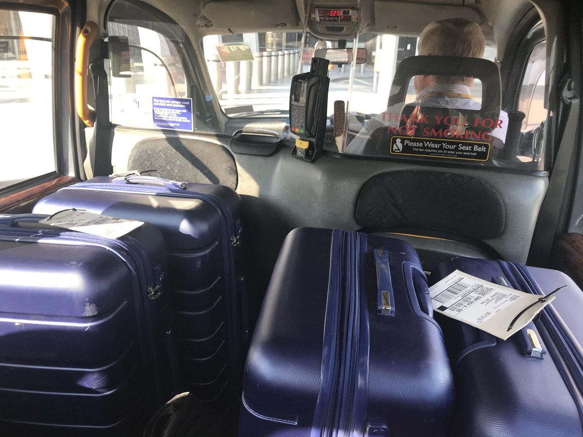 emcdirect's tweet photo. How many suitcases of laptops can you fit in a black cab 😆 #FutureMakersLab @sagefoundation https://t.co/IsXBhILvq5