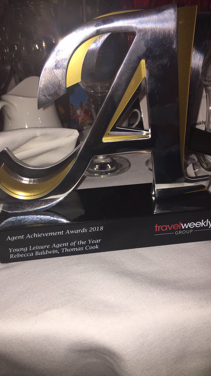 Becca10_'s tweet photo. Two awards in two days! Had an amazing time in London!! Both events I will never forget! @travelweekly @ittnews @TCEarlyCareers  #TWAAAs #ITTSummerparty https://t.co/Ou70d0WBWX