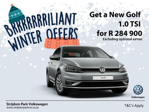 StrijdomVW's tweet photo. Buy a New Golf 1.0 TSI now from R284 900!
(Excluding optional extras)

011 795 5082
https://t.co/2VqFbxSSLj

T&amp;C`s apply https://t.co/Qv1OR3ELO2