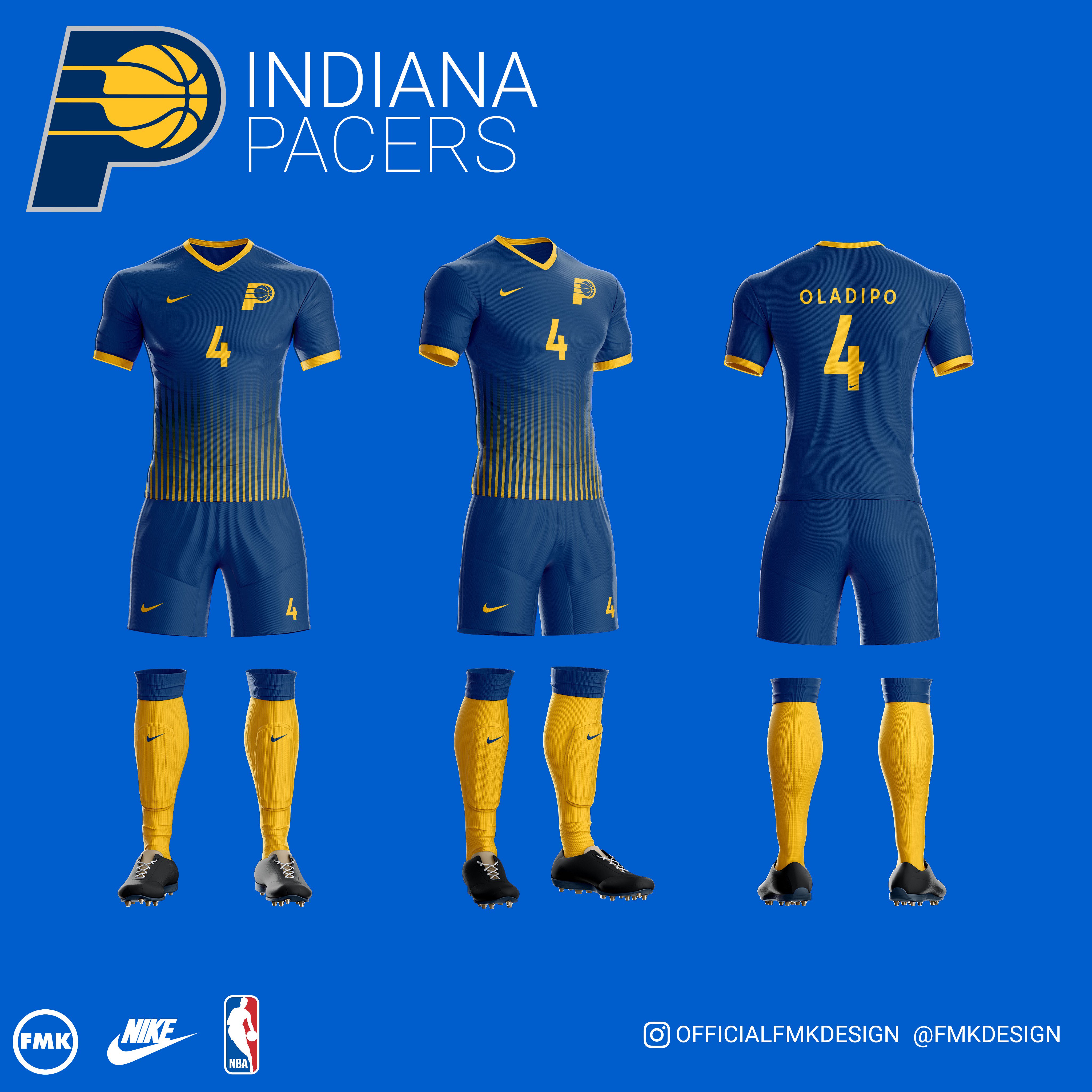 fmk design on X: NBA Concept Kits: Home & Away #Indiana