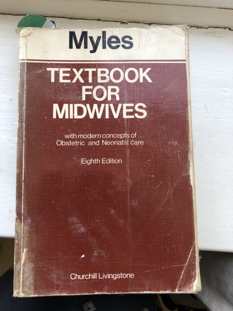 sheena_byrom's tweet photo. This is how I ‘trained’ to be a midwife. I was part of this horrendous onslaught to ‘manage women’s bodies’ that was very wrong. This is my text book from 1976. This is why I am so passionate what I do, to reverse the trend. @birthpositive @dr_bjm @dunkleybent @Prof_AmyBrown https://t.co/gxsDmHnpkw