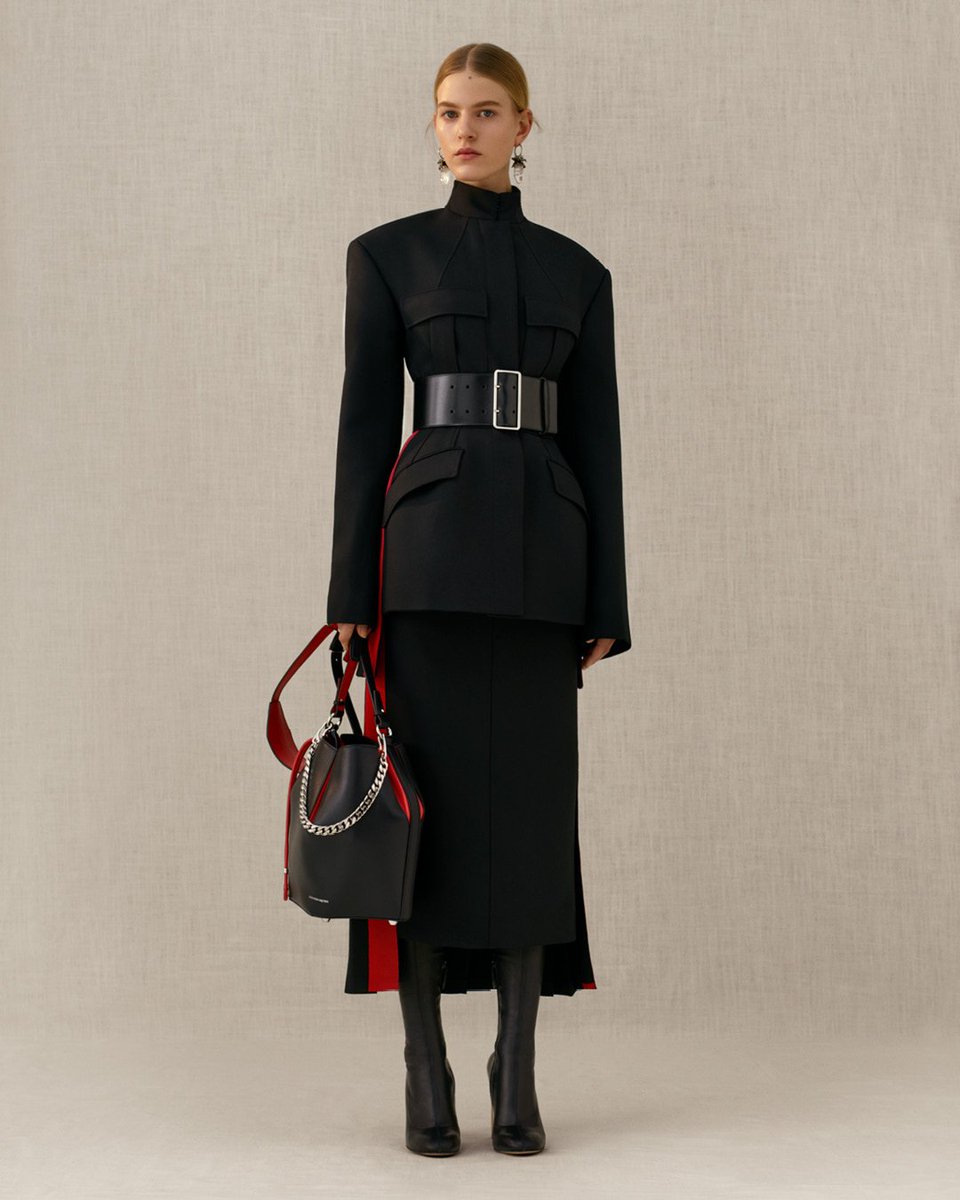 alexander mcqueen military skirt