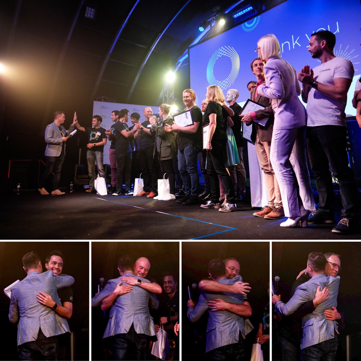Who ever said the ‘man hug’ was going out of fashion clearly never delivered an accelerator program. Moments of great satisfaction coincide with pure emotion - these EiRs, mentors and educators are some of the best on the planet.  

#colliderbne #dreamteam #startup #accelerator