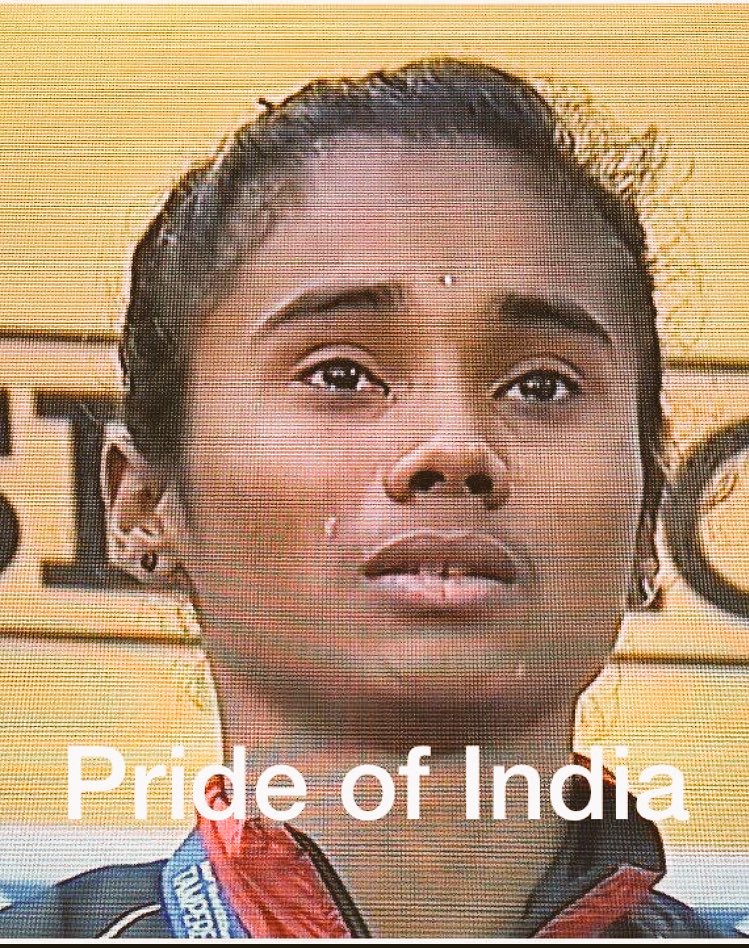TheSaintDen's tweet image. Pride of India! You brought a smile on billions of people with your tears ! 🙏🏼 Salute ! #PrideOfIndia #PrideOfAssam #Tearsofpride Jai Hind!!