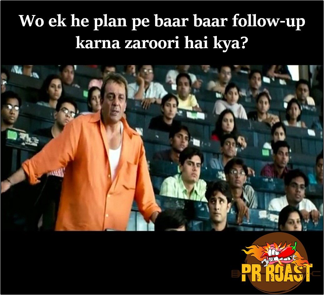 PR_Roast's tweet photo. Hai kya zaroori?
Double tap if you disagree. 🤭
#sanju #munnabhai #sanjaydutt #pr_roast #prworld #prlife #prlove #publicrelations #publicrelationsagency #clientrelations #media #mediarelations #roasting #agencylife #troll #memes #prworld #prforever #prforlife #prpro #prpros https://t.co/acf23OylwW