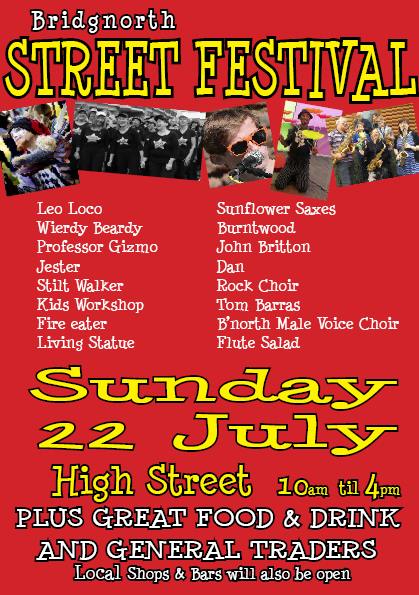 I will be on <a href="/BBCShropshire/">BBC Shropshire</a> with <a href="/RyanKennedy100/">Ryan Kennedy</a> around 10.30 today talking about this years Street Festival #bridgnorth #livemusic