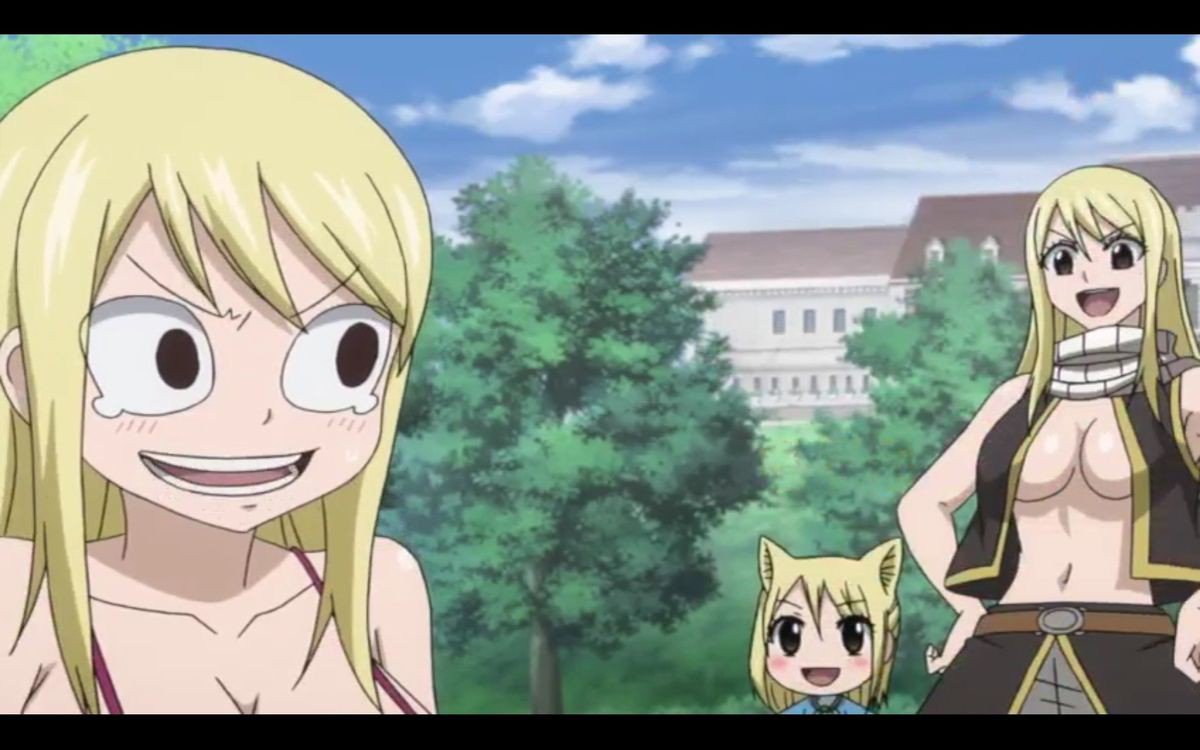 люся и тахир дзен. люся и тахир дзен. люся с пирамидкой и тимур,тахир. дождия соперница. хвост феи люси бьёт нацу.