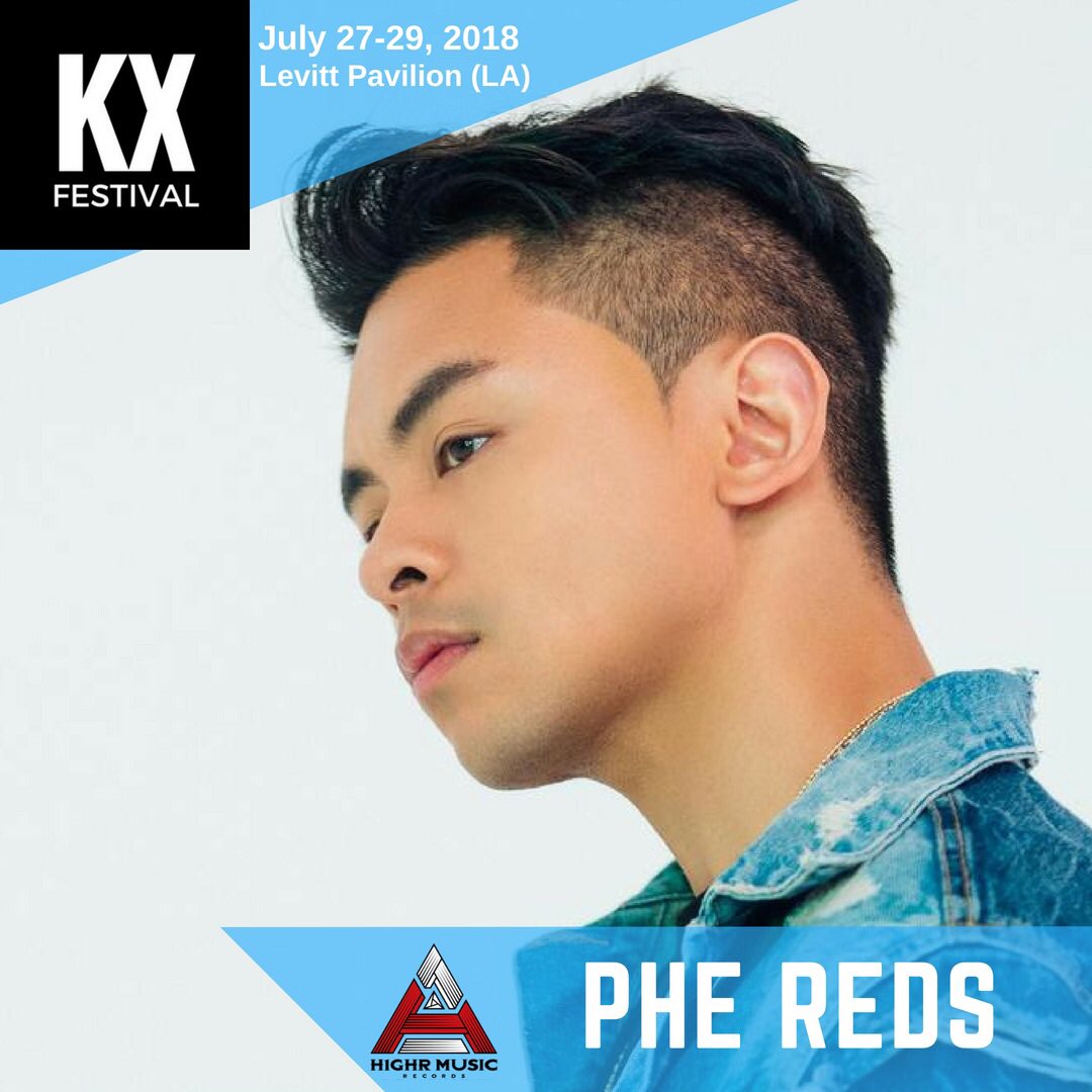 kxfest's tweet photo. @phe_reds of #H1GHRMUSIC will be performing at #kxfest2018 #kxfestival #kxfestla #phereds https://t.co/ZT1fQ4ohKa