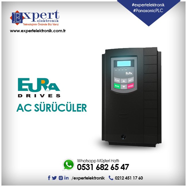 expertelk's tweet image. EURADRIVES AC SÜRÜCÜLER - bit.ly/2NcB718
Detaylı Bilgi: 📲 0212 451 17 60
Whatsapp Hattı: 🌍 0531 682 65 47

#weintek #panasonicservo #panasonicplc #panasonicFPG #panasonicfpx #vacon #acsürücü #danfossacsürücü #weintekoperatörpanelleri #weintekoperatörplc #servomotor