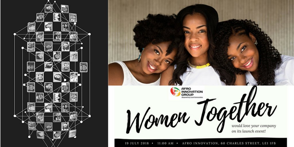 AfroInnovation's tweet photo. The #WomenTogether project Launch 19/7/18 aims to move #migrant_women all backgrounds into positive communities, working with them in a safe space to #develop their #strengths, #build new #relationships & #enhance_learning. #Free all #welcome. Click here https://t.co/IrUWTdrOIg https://t.co/lgF5Aw4VK0