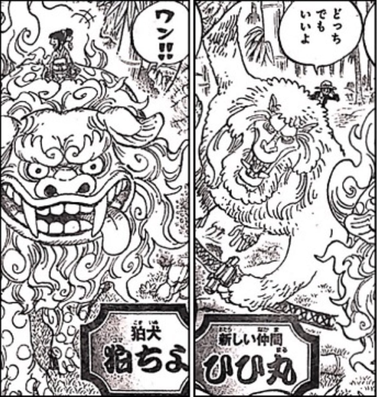 Log ワンピース考察 בטוויטר ワンピース 第911話 侍の国の冒険 コメントより お玉ちゃんのきびだんごで いぬの次のさるまで序盤で来たのでキジの早い登場に期待 18 07 14 17 41 T Co