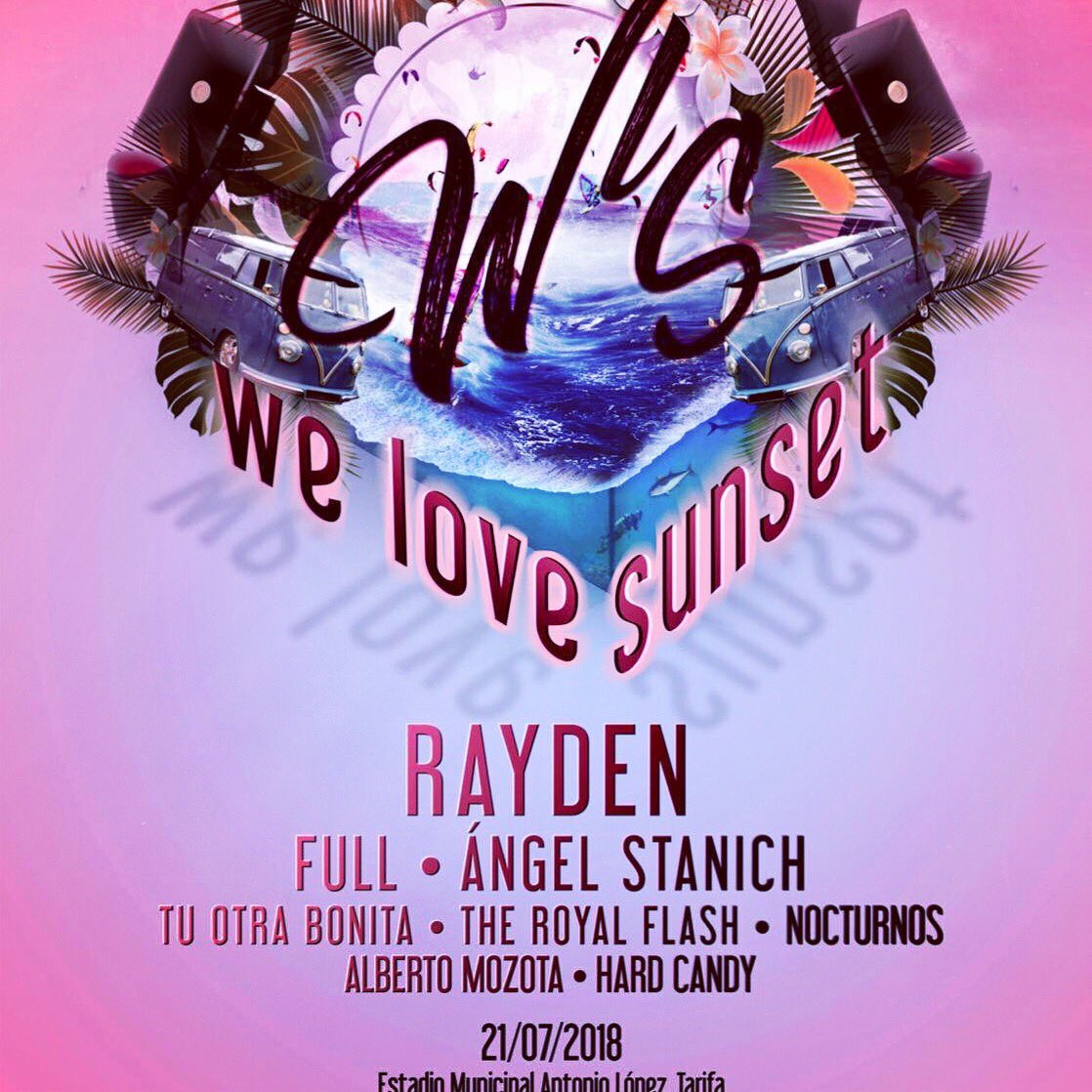 TarifaTrip's tweet photo. Tic Tac Tic Tac comienza la cuenta atrás 📆 Sólo quedan 7 días para el We Love Sunset Festival en #tarifa ☀️. Buena música , playita y mucho buen rollo !!!
Compra tus entradas en https://t.co/E4uneirkZe https://t.co/XPEnIOT7Rl