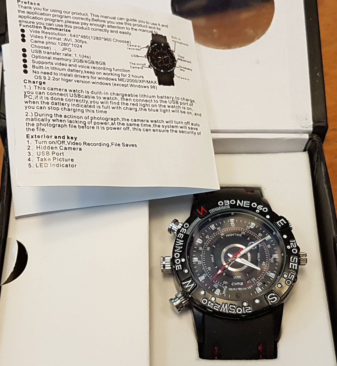 ToomsDK's tweet photo. Got a new watch and apparently it records movies, I hope it can record my favorite movie “Red team visits your firm”.
#RedTeam #HDwatch https://t.co/im2oBgVnH0