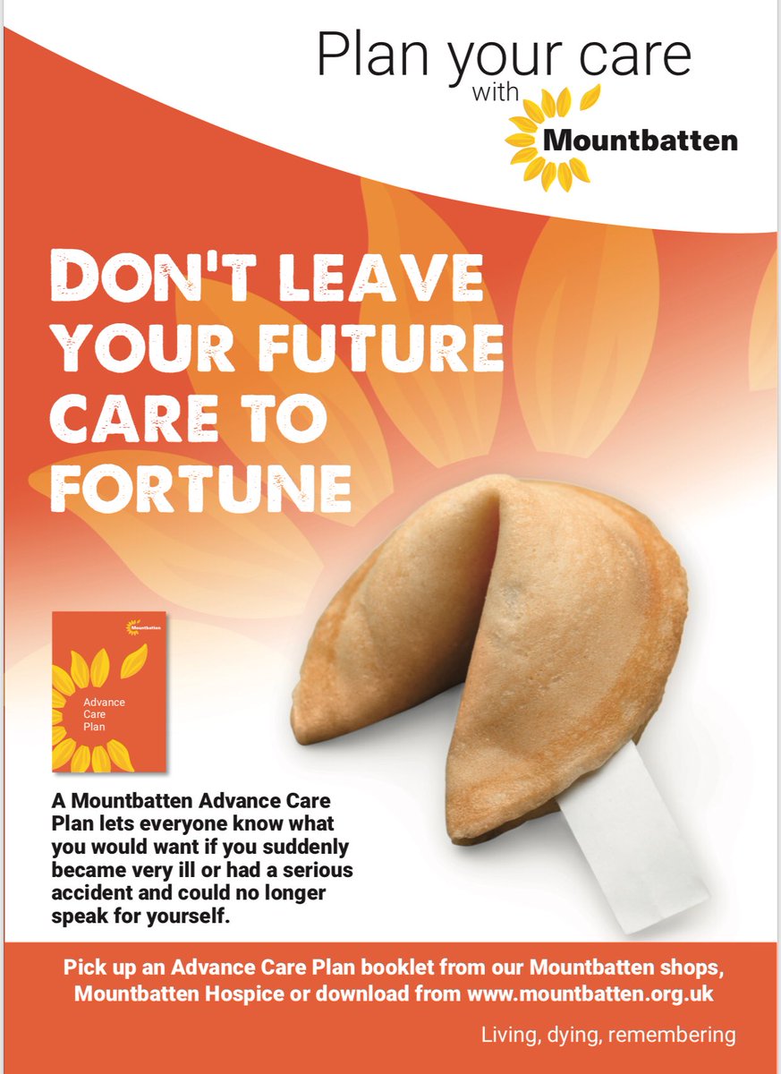 Mountbatteniw On Twitter Don T Leave Your Future Care To Fortune Would Your Loved Ones Know What You Would Want If You Suddenly Became Ill Or Couldn T Speak For Yourself We Re Encouraging Everyone