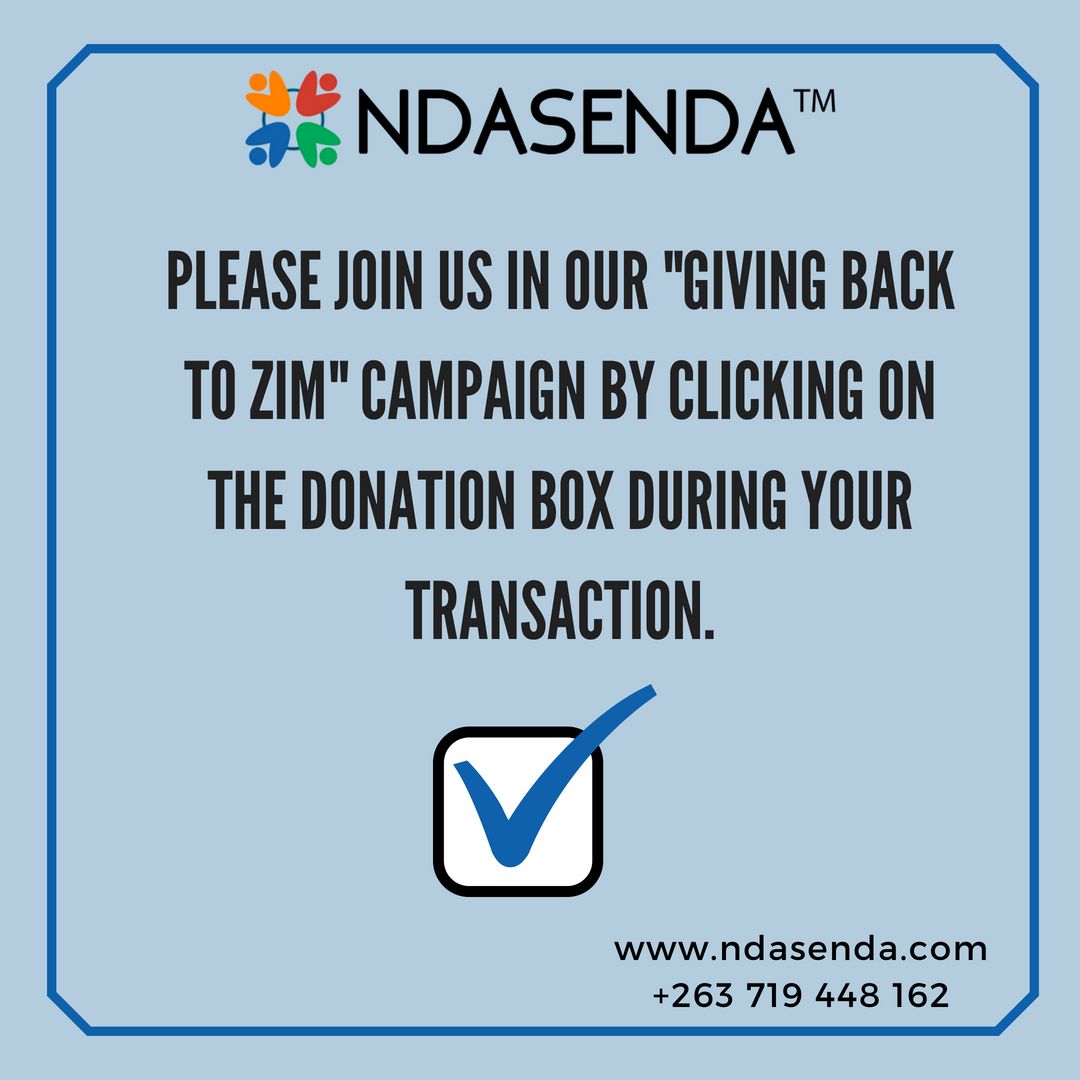 ndasendaservice's tweet photo. Ask, and it shall be given you; seek, and you shall find; knock, and it shall be opened unto you.
Matthew 7:7
Please join us in our Giving Back To Zim campaign by donating $1 towards Jairos Jiri Association. Thank you for your support.
#GivingBackToZim
#TWIMBOS
#FIFA #WORLDCUP https://t.co/VCdYwKwZuk