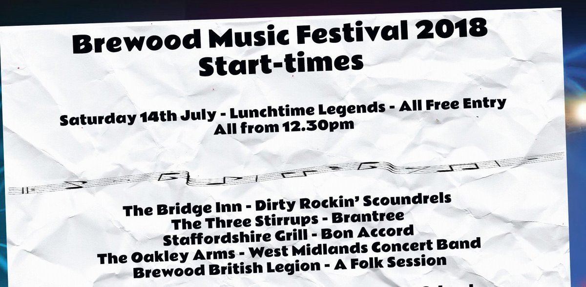 Some legendary lunchtime music coming up...where are you headed? #BMF2018