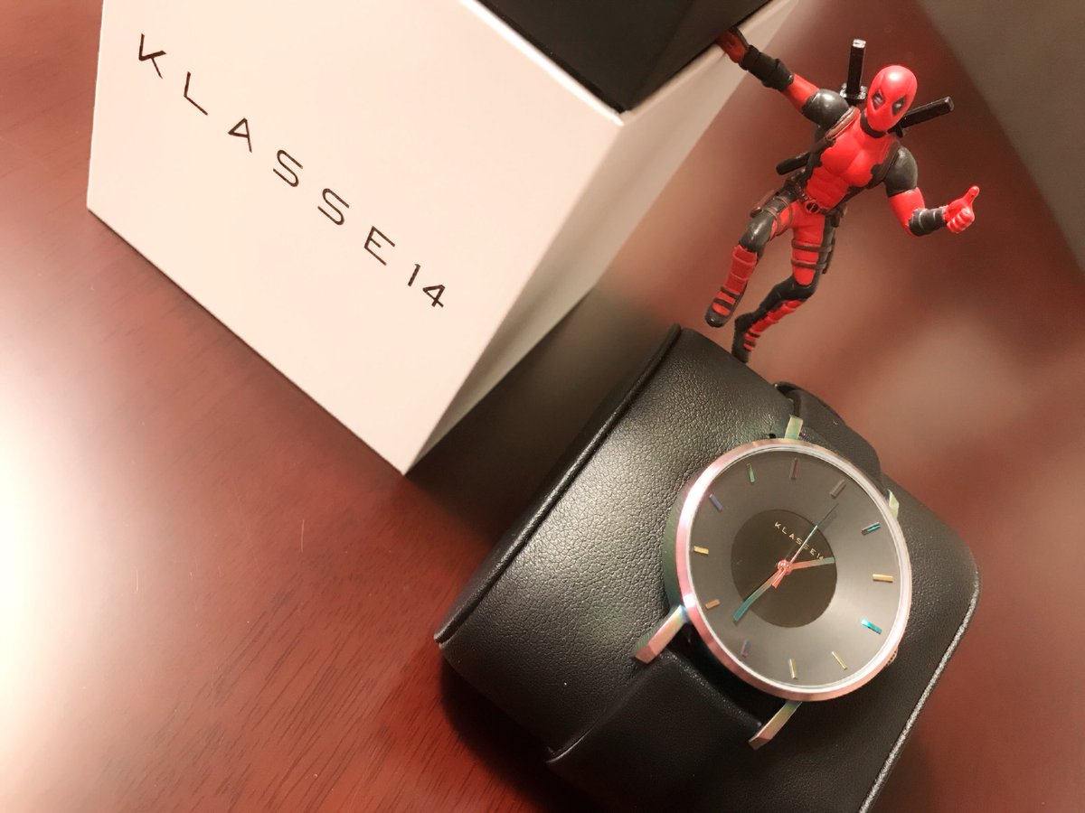Klasse14(@KLASSE14_JAPAN)様より素敵な腕時計を頂きましたー