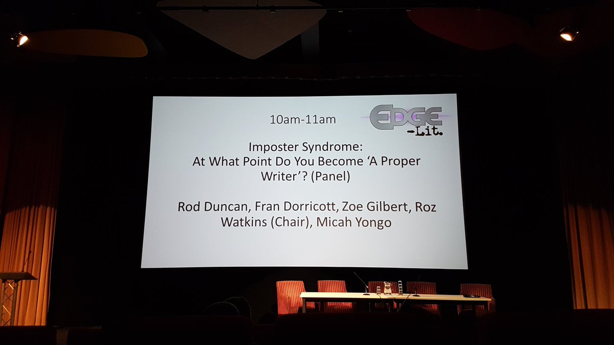 LM_Towton's tweet photo. First panel, here we go #excited
@EdgeLitDerby #impostersyndrome #writingpanel https://t.co/fHdhRlNzTI