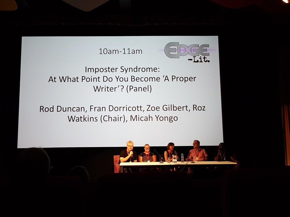 LM_Towton's tweet photo. First panel, here we go #excited
@EdgeLitDerby #impostersyndrome #writingpanel https://t.co/fHdhRlNzTI