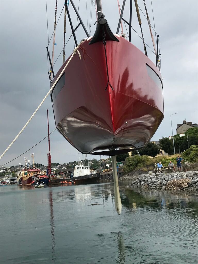 Weighing w1Da  #zeroemissions #electric #corkweek <a href="/royalcork/">Royal Cork Yacht Club</a>