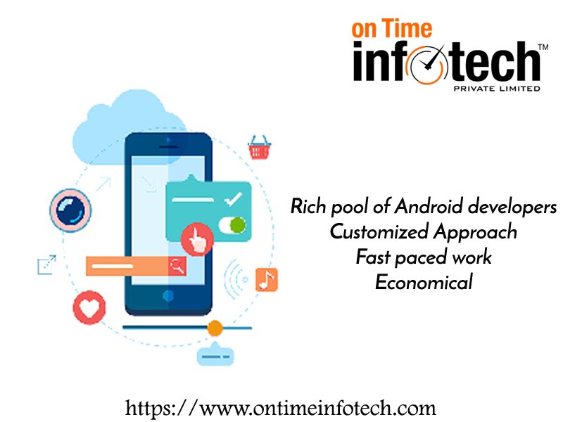 onTime_Infotech's tweet photo. #onTImeInfotech offers high-quality, cost-effective #AndroidDevelopment services.

Connect with us at +91 8950005555 now or visit our website https://t.co/vPlK2Uk3PT &amp; put your query there. https://t.co/N6C5RCL4M4