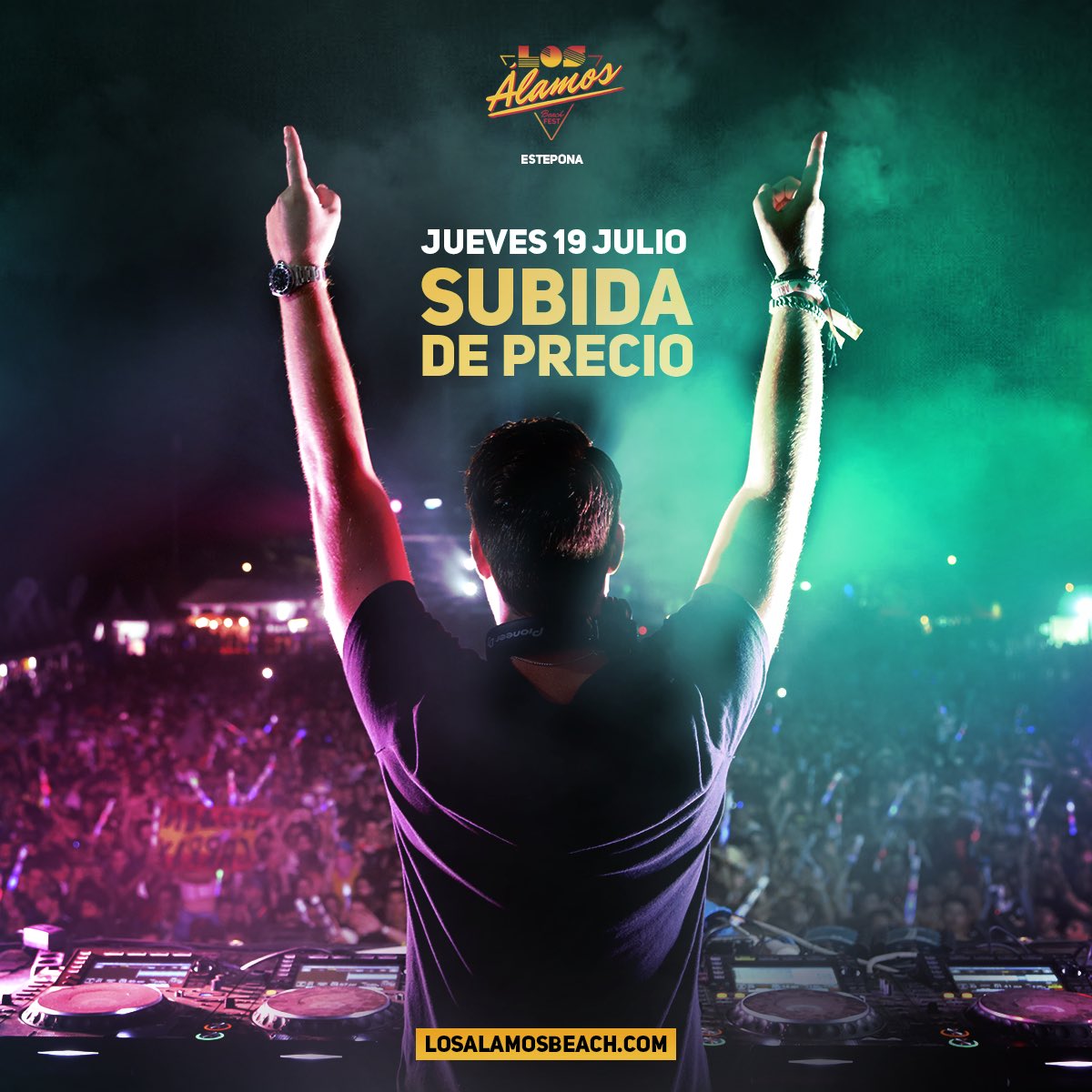 Te vamos avisando con tiempo... el próximo jueves habrá subida de precio en los abonos de #LosAlamos 
Quedas avisado 😎😎😎
losalamosbeach.com