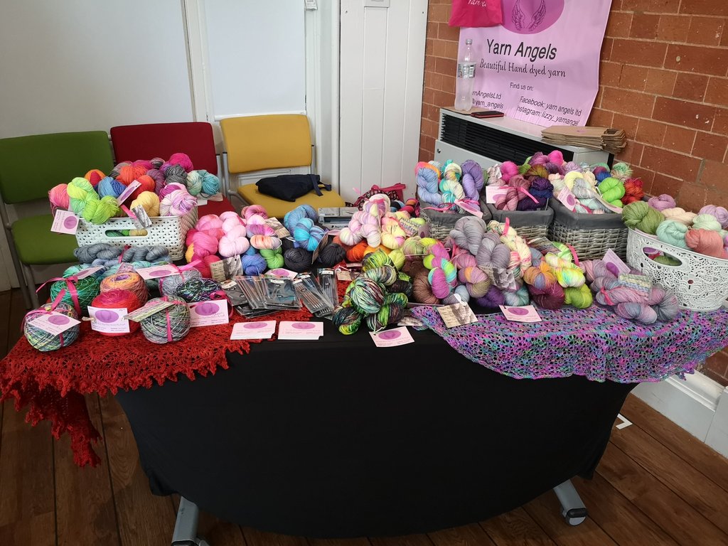 yarn_angels's tweet photo. Almost ready #yarningham2018 #yarninghamfest https://t.co/3WGH4BKKyk