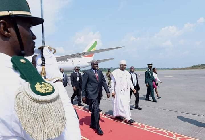 OlumideIDOWU's tweet photo. African Union Chairperson, HE.Moussa Faki Mahamat is in #Yaoundé, Cameroon for a 2-day working visit. He is scheduled to hold talks with President Paul Biya

The Chairperson is accompanied by a high-level delegation that includes #AU Commissioner #Agenda2063 #DGTrends https://t.co/0AZ6SbcjKj