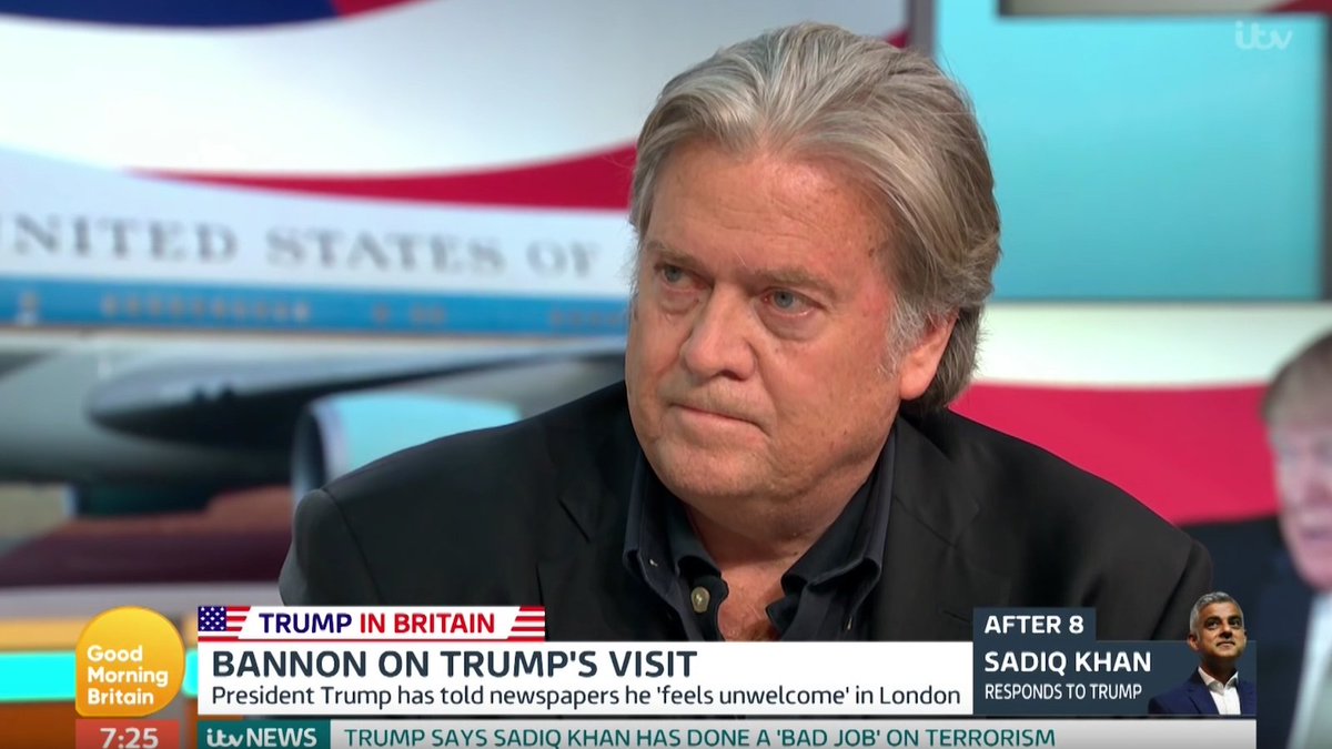 CKjersgaard's tweet image. Dagens anbefaling fra mig: Steve Bannon var gæst på ITV's Good Morning  Britain i går morges - 22 min om bl.a. Trumps sejr, Demokraterne og midtvejsvalget (og 2020), vælgerne og eliten, Brexit:  youtube.com/watch?v=EJTN_U… #dkpol #dkmedier