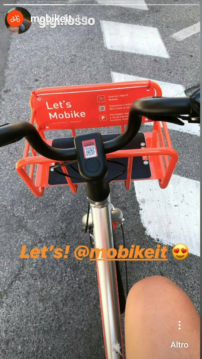 RideMovi's tweet photo. Partecipa anche tu alle nostre #Instagram #Stories! Basta taggare @MobikikeIT! 📸🤗🚲🚲🚲🚲
#LetsMobike #MobikeMovement https://t.co/rXXYQwPpOP