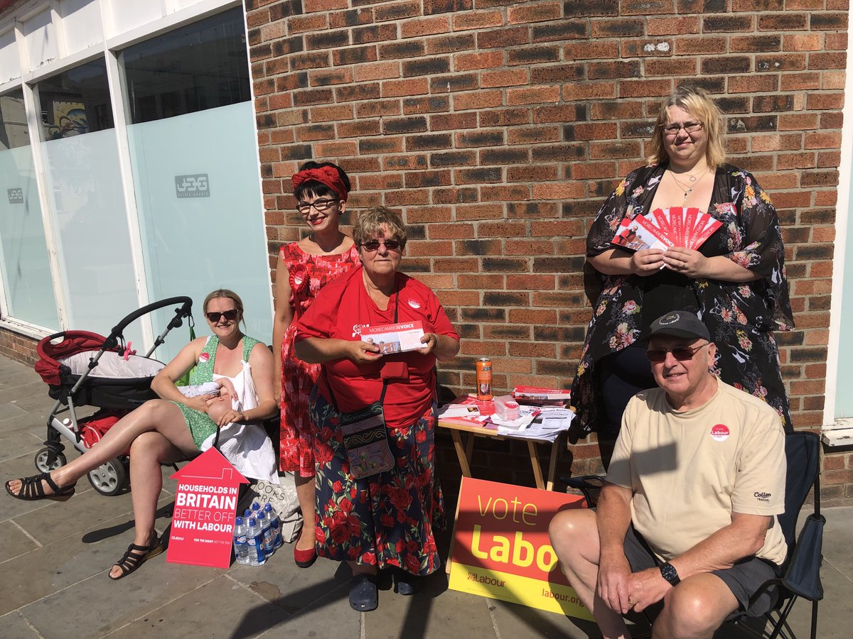 LabourMorecambe's tweet photo. We are out in the centre of Morecambe talking to residents this morning, just opposite the post office, come down and have a chat with us #Labourlistens #labourcommunity https://t.co/FVh4bOrMtd