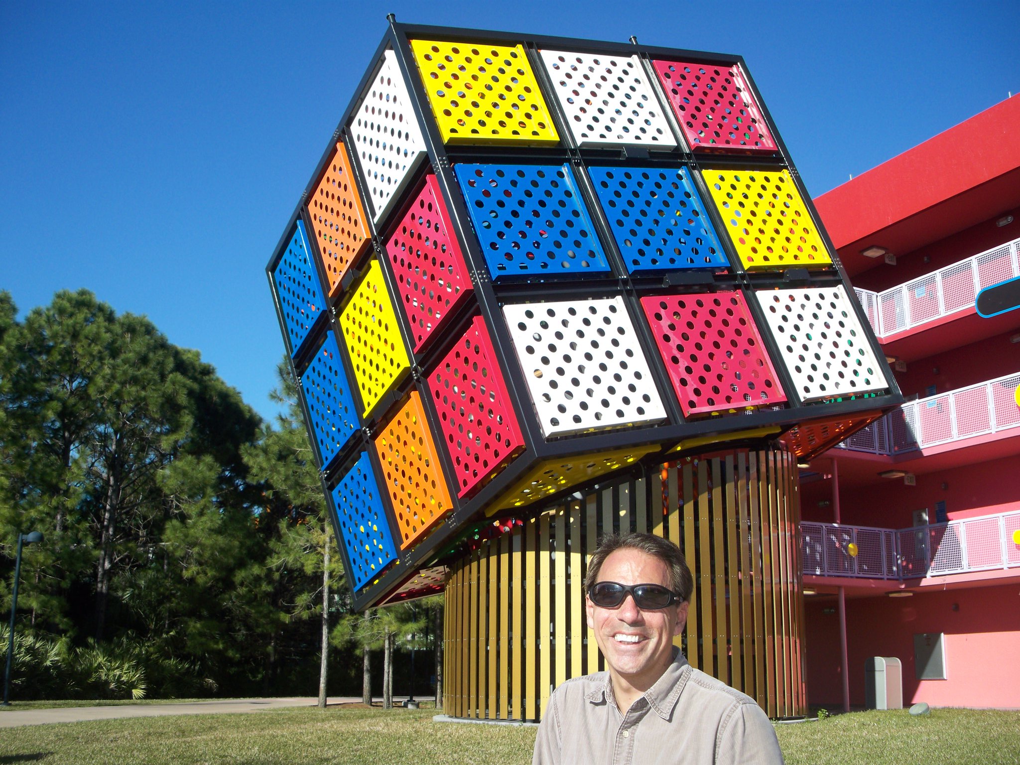 7/13 Happy Birthday to Erno Rubik, inventor of the Rubik\s Cube.  Lake Buena Vista, Phlorida 
