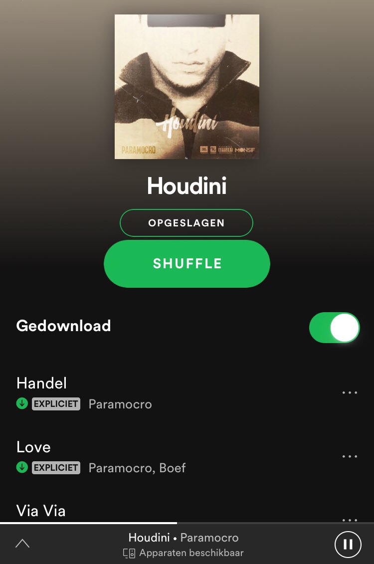 Debuut album #Paramocro #Houdini (Produced by <a href="/Monsif01/">Monsif</a>) overal te streamen/downloaden‼️🔥🔥🔥🔥