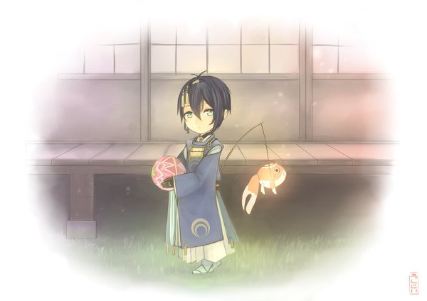 刀剣乱舞 今まで描いた中でも厳選カワイイ三日月宗近を晒してください ちっちゃいかもちちか うしじいのイラスト