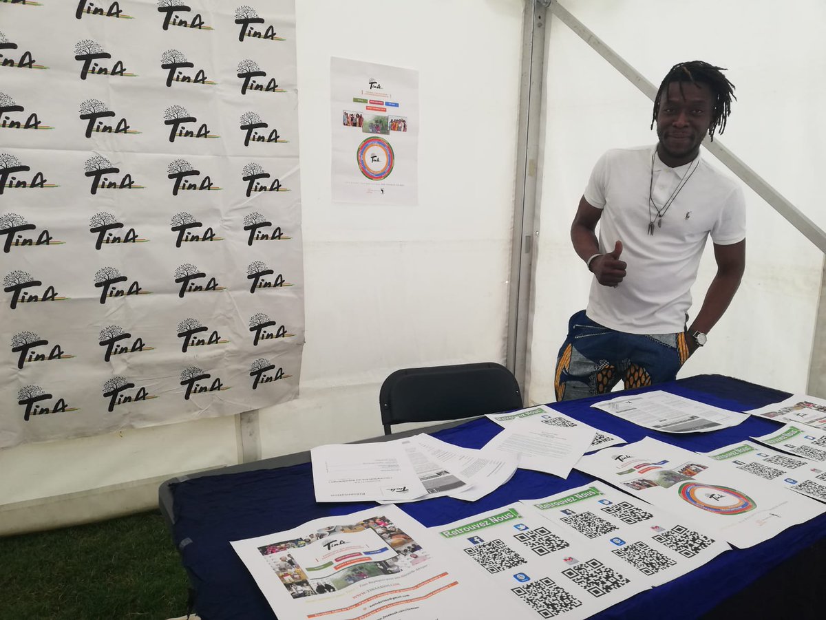 TINA_ASSO's tweet photo. #EnDirect Le stand de @TINA_ASSO à #AfropunkParis c'est des projets #AfroInnovation pour plus d'#impactsocial @blackandabroad https://t.co/HacQOaFcO8