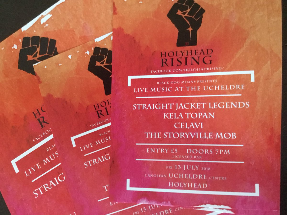 HolyheadRising's tweet image. Thanks to everyone who came last night, and the bands The Storyville Mob, Celavi, Kela Topan, and Straight Jacket Legends for another entertaining night! 🎸🎶🍺