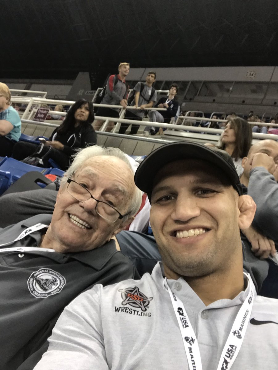 zack_espo's tweet photo. “I have 3 grandsons won Fargo- Mark, Pat, &amp; Lee Roy won, John didn’t win. He won something else, oh yeah World and Olympics,” Grand Pa Lee Roy Smith 😂 Happy Bday Gramps 83 https://t.co/ZnFVOFbcZo