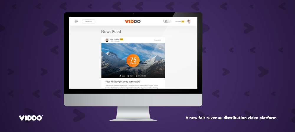 helloviddo's tweet photo. We’ve been working on VIDDO’s platform for 2yrs,ready for global rollout in Q4 2018! Check out our demo of the platform → https://t.co/3ZdmEHaBwU  
VIDDO is made with 🧡in Central Europe! https://t.co/o8rg9vg6EA