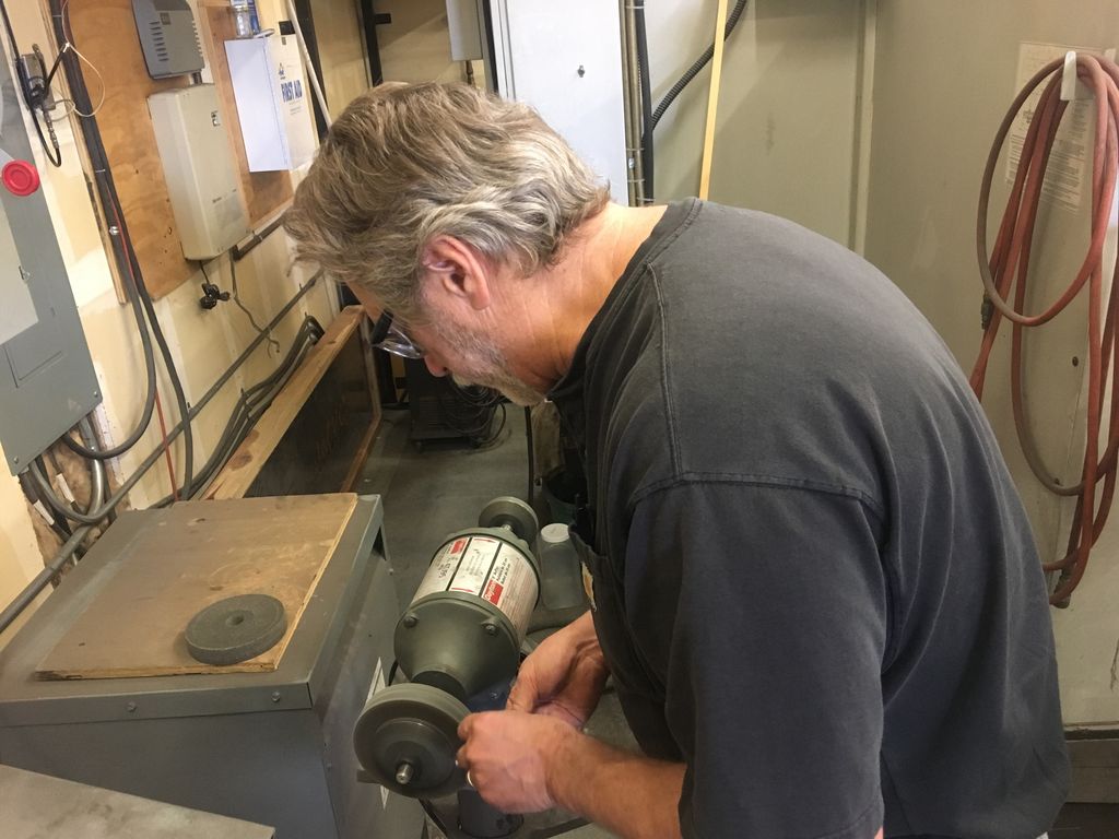 JackClamp's tweet image. At work in the shop!