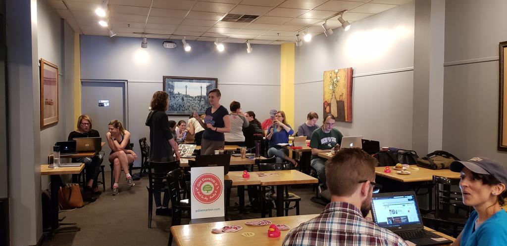 Lots of fun at coffee &amp; coffee right now. There's still time to join us!