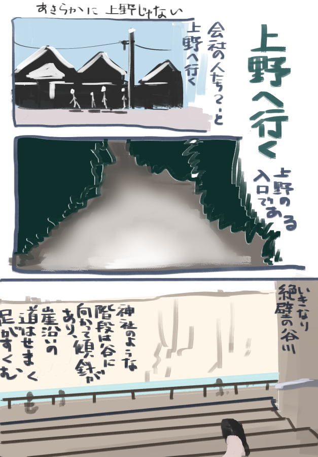 今日みた夢「上野へ行く」 