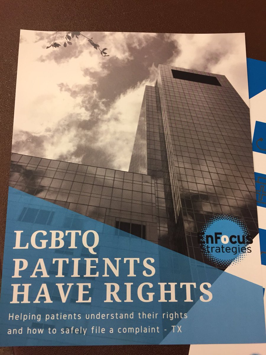 OutinWestTexas's tweet photo. Great information on patients’ rights from @EnFocusStrat at @TexasTNS https://t.co/F417qakRPn