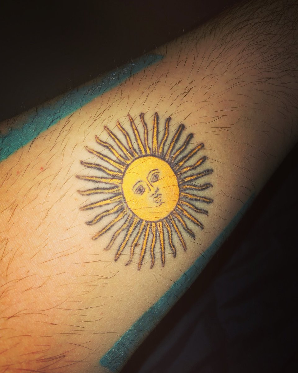 X \ WorldCardTraders.eth على X: "New tattoo. Argentina means so many different things to me. It represents so much of my family, love for futbol, and memories of my life. I'll