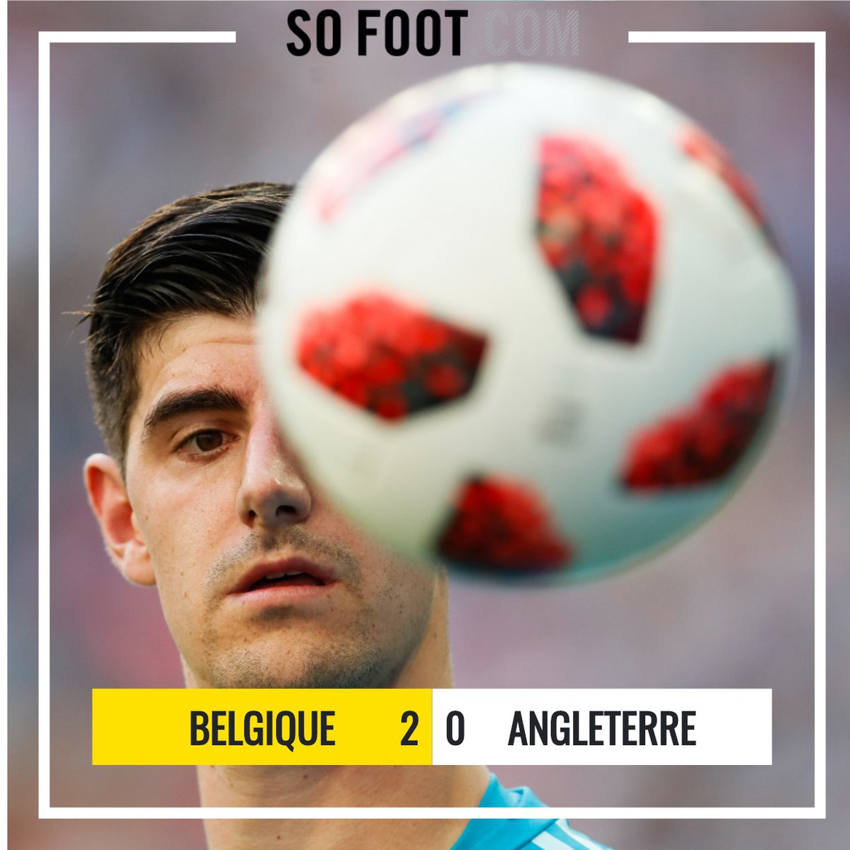 sofoot's tweet photo. Un but en début de match, puis 40% de possession, une défense bien en place et des contre-attaques incisives : dites, les Belges, vous gueulez, vous râlez, mais en fait, vous avez retenu quelques leçons, non ? #BELENG #CM2018 https://t.co/bmOsrorghL
