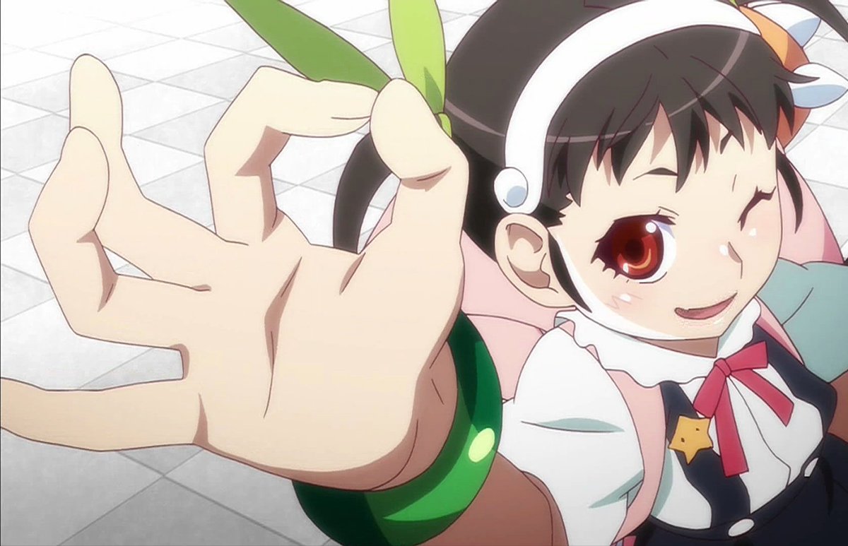 アニメマンガ名探偵すやまたくじ 暦物語 2話 あっ 飽き飽きさん 八九寺さん 相変わらずのトークのキレ 私は神原駿河 阿良々木先輩のエロ奴隷 得意技は三角飛びだー 神原さんは相変わらずの変態のキレ そして ジョジョか物語シリーズか