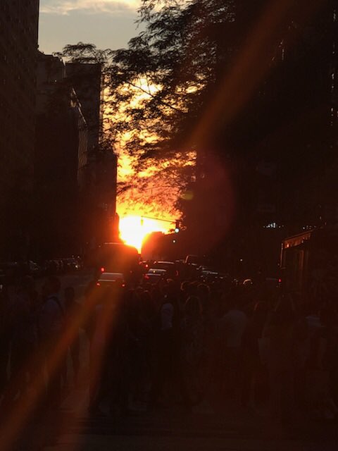 A really special sunset in NYC.